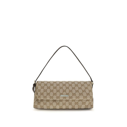 Gucci Brown Fabric Shoulder Bag