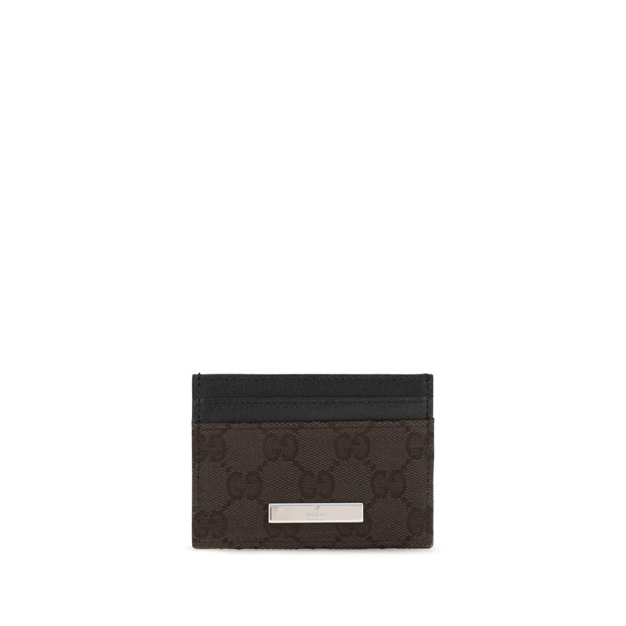 Gucci Brown Fabric Wallet