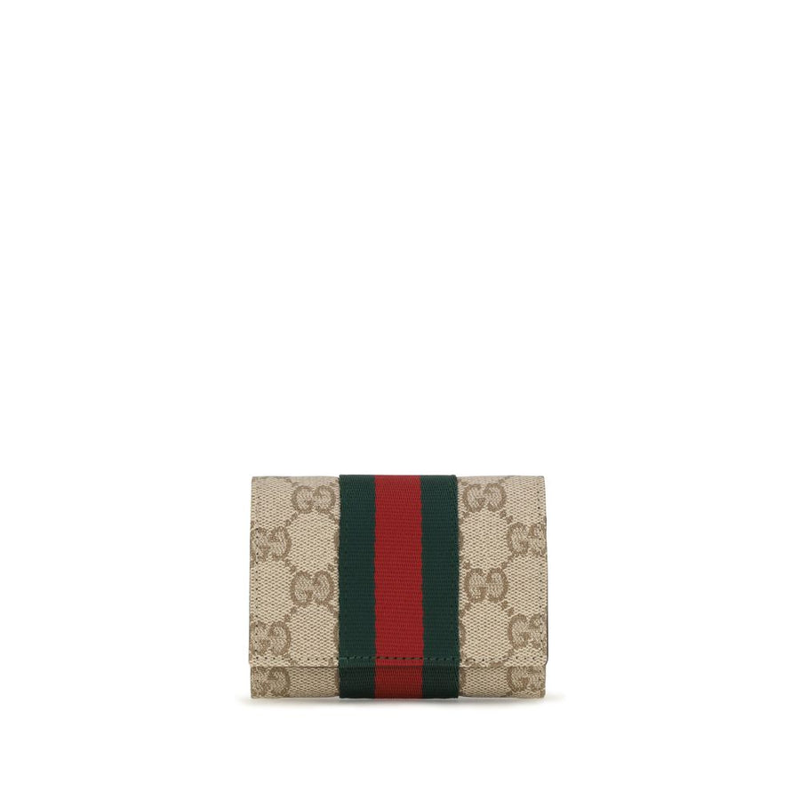 Gucci Beige Fabric Wallet