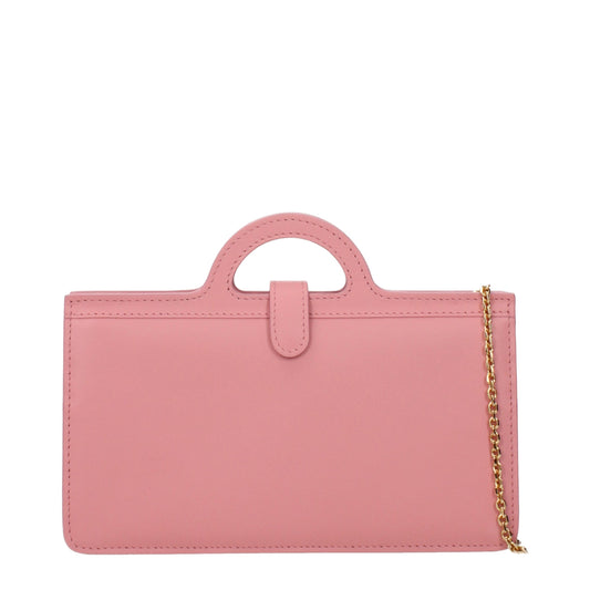 Marni Pink Leather Crossbody Bag