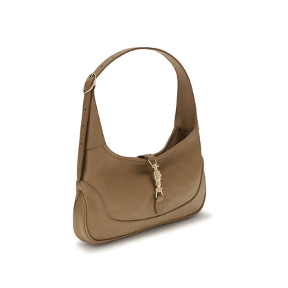 Gucci Beige Calf Leather Bos Taurus Shoulder Bag