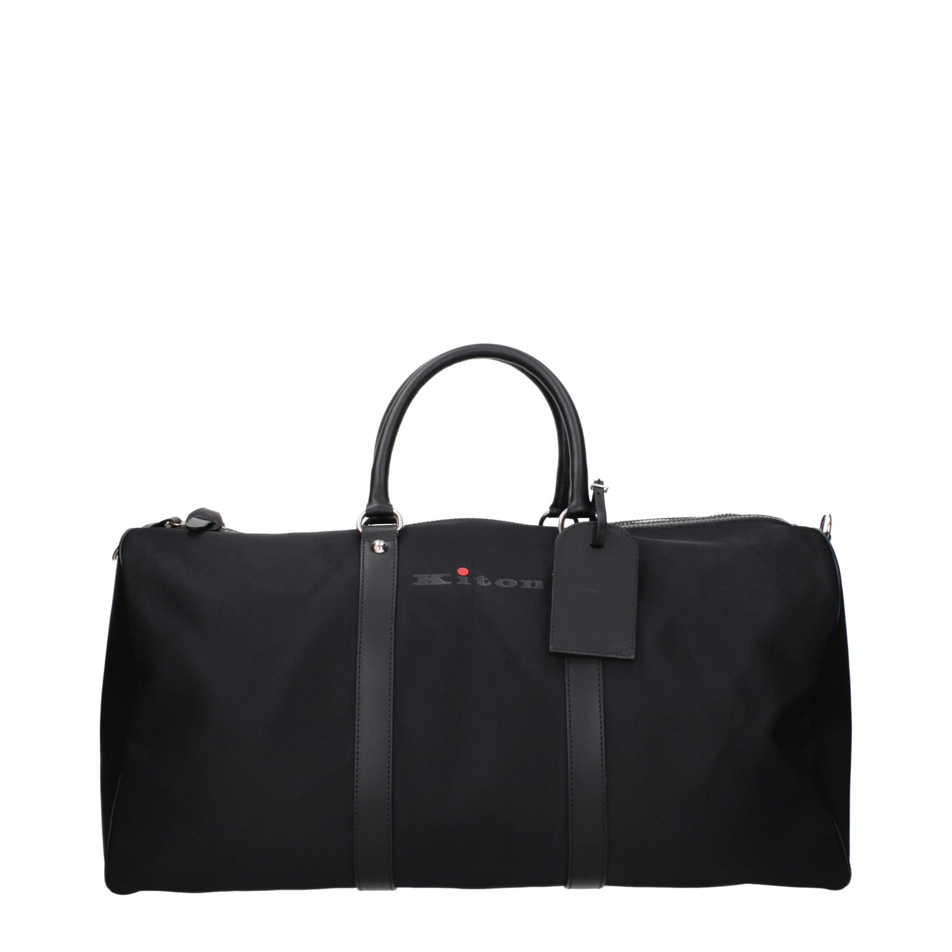 Kiton Black Nylon Luggage And Travel