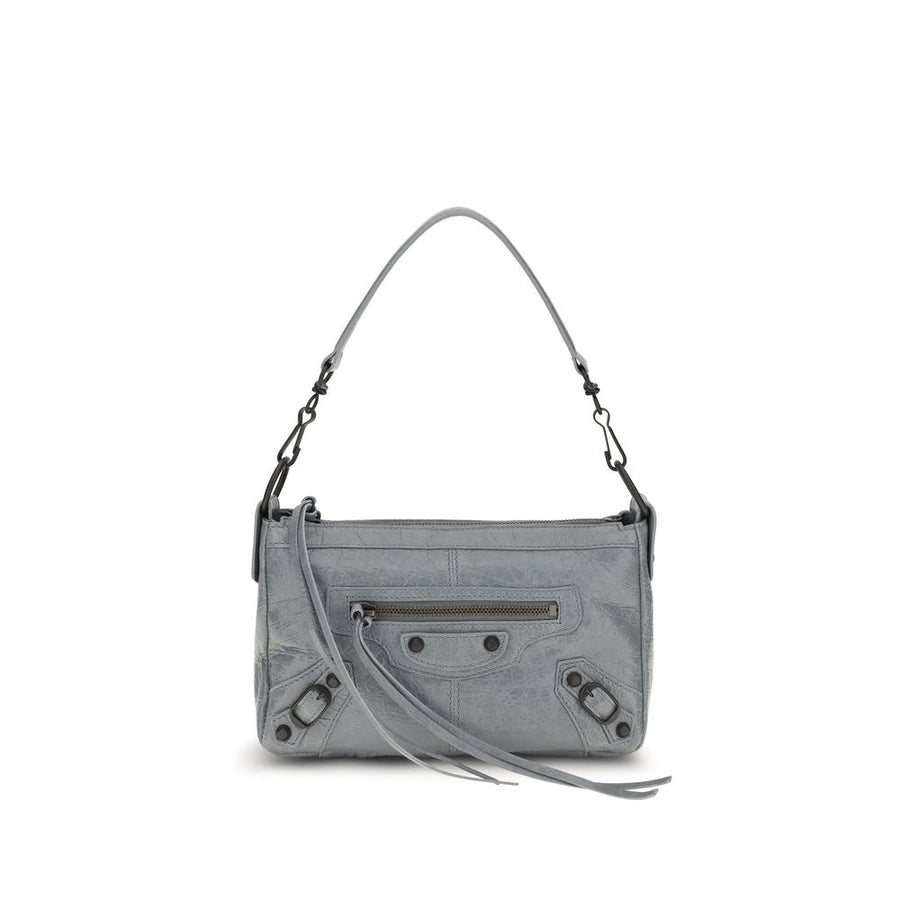 Balenciaga Gray Lamb Ovis Aries Aries Handbag