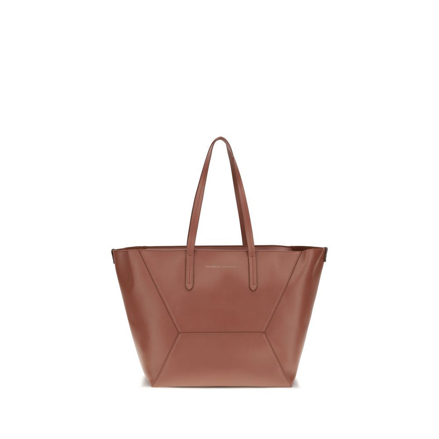 Brunello Cucinelli Multicolor Calf Leather Bos Taurus Shoulder Bag