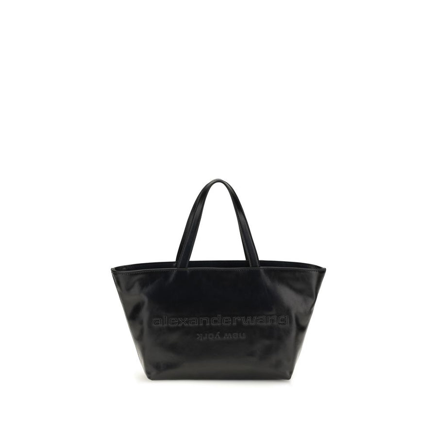 Alexander Wang Black Calf Leather Bos Taurus Shoulder Bag