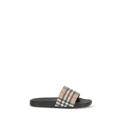 Burberry Black Rubber Slides