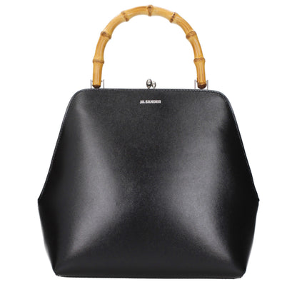 Jil Sander Black Leather Handbag