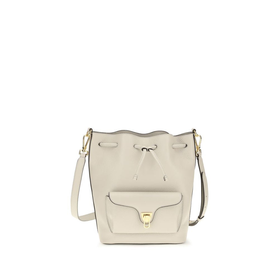 Coccinelle Green Calf Leather Bos Taurus Shoulder Bag