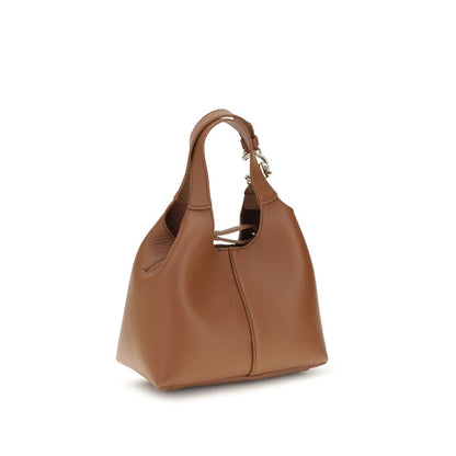 Coccinelle Brown Calf Leather Bos Taurus Shoulder Bag