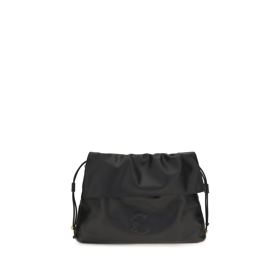 Coccinelle Black Calf Leather Bos Taurus Shoulder Bag
