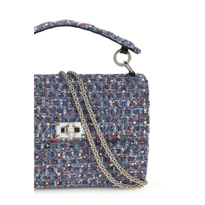 Valentino Garavani Blue Fabric Shoulder Bag