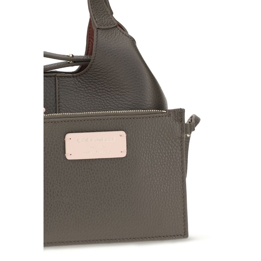 Coccinelle Brown Calf Leather Bos Taurus Shoulder Bag