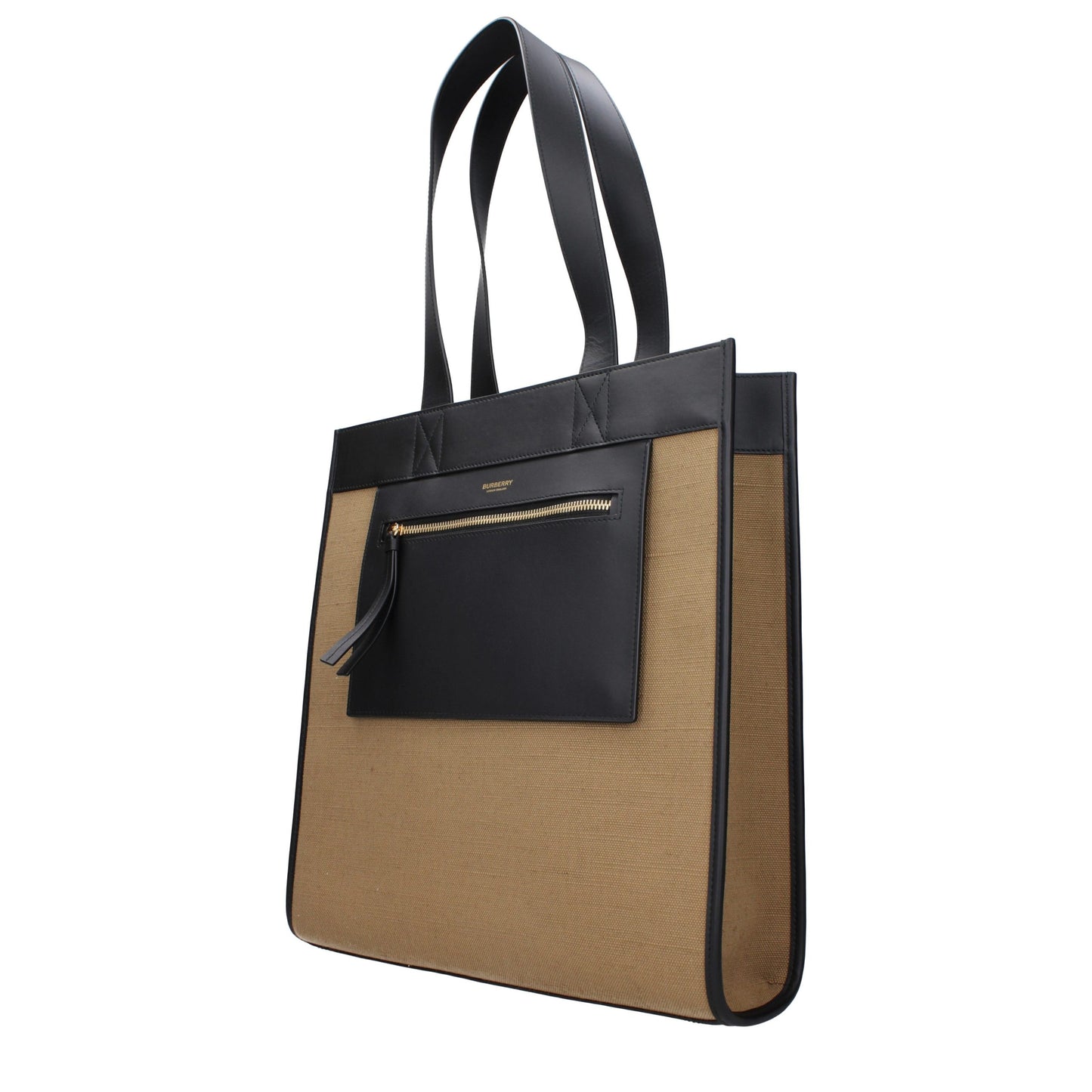 Burberry Brown Fabric Shoulder Bag