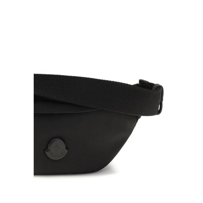 Moncler Black Nylon Shoulder Bag