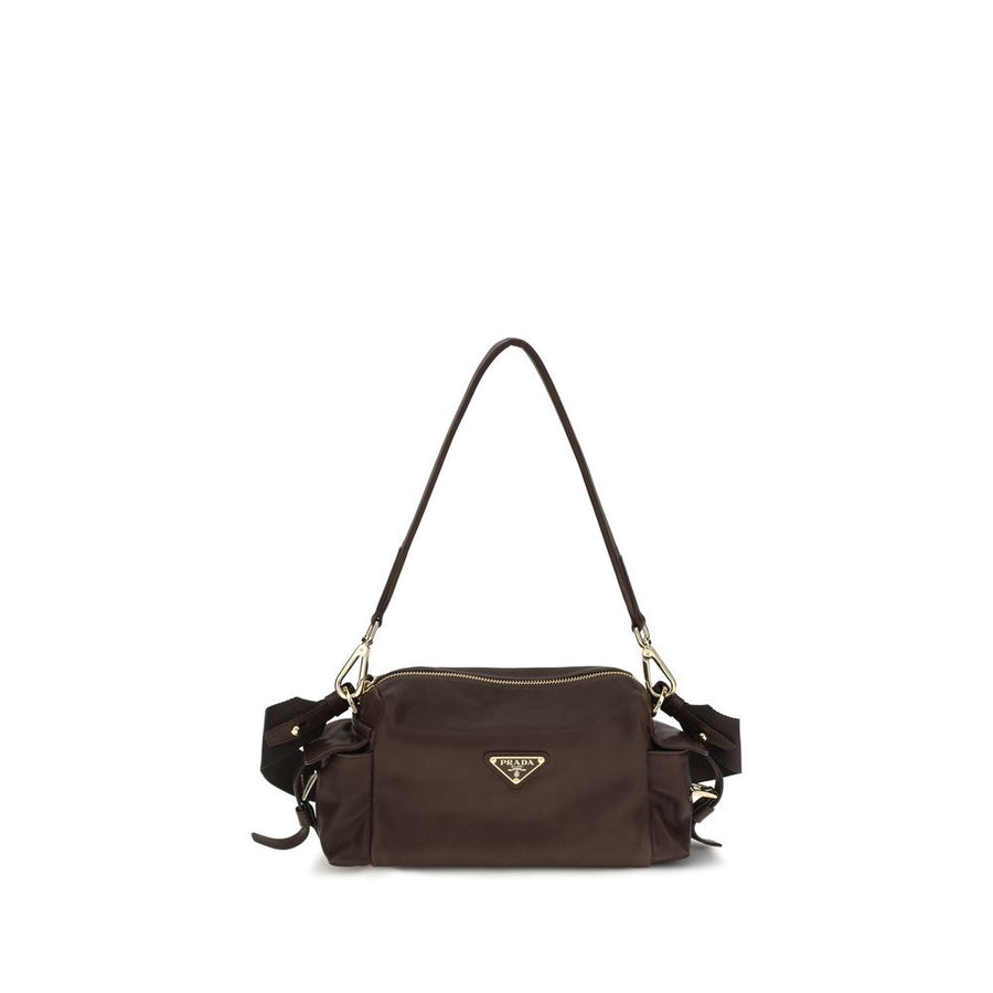 Prada Brown Napa Leather / Calf Bos Taurus Shoulder Bag