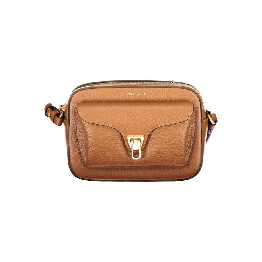 Coccinelle Marrone Leather Women Handbag
