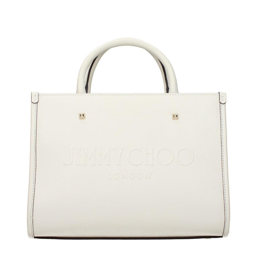 Jimmy Choo White Leather Handbag