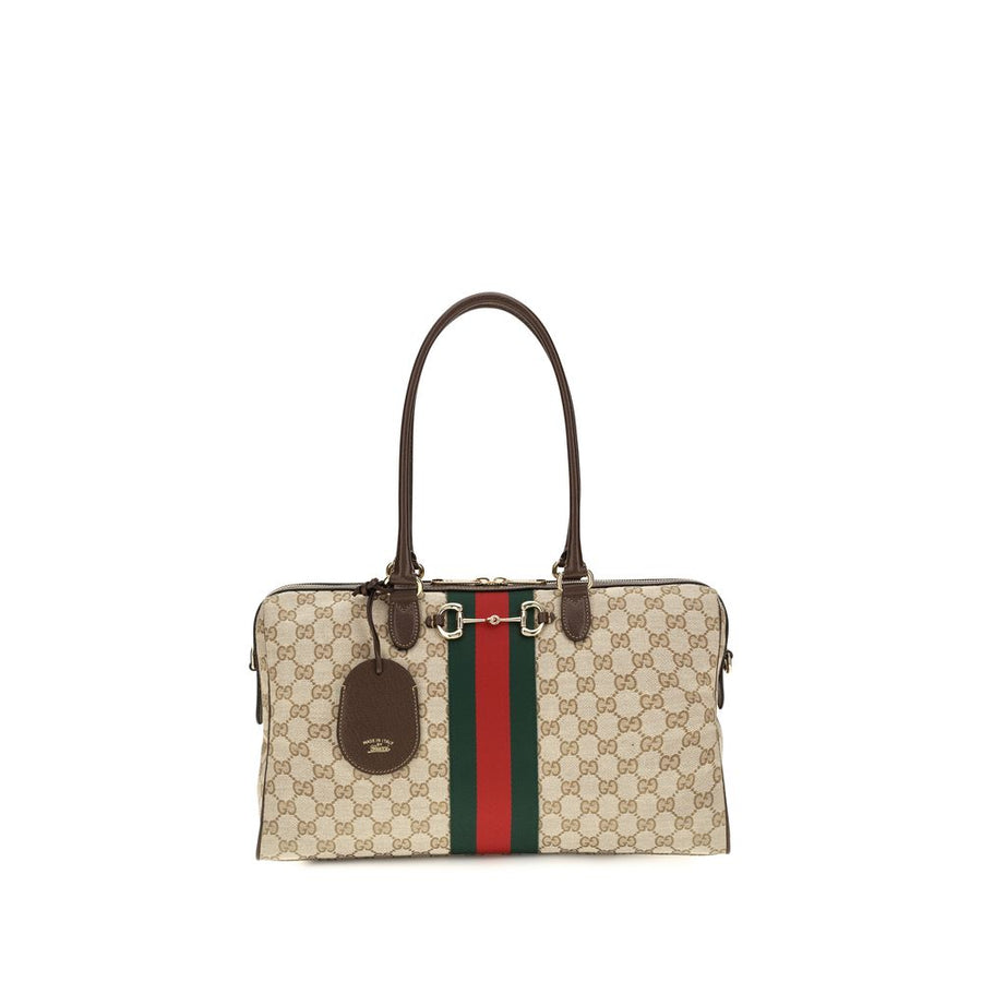 Gucci Beige Fabric Handbag