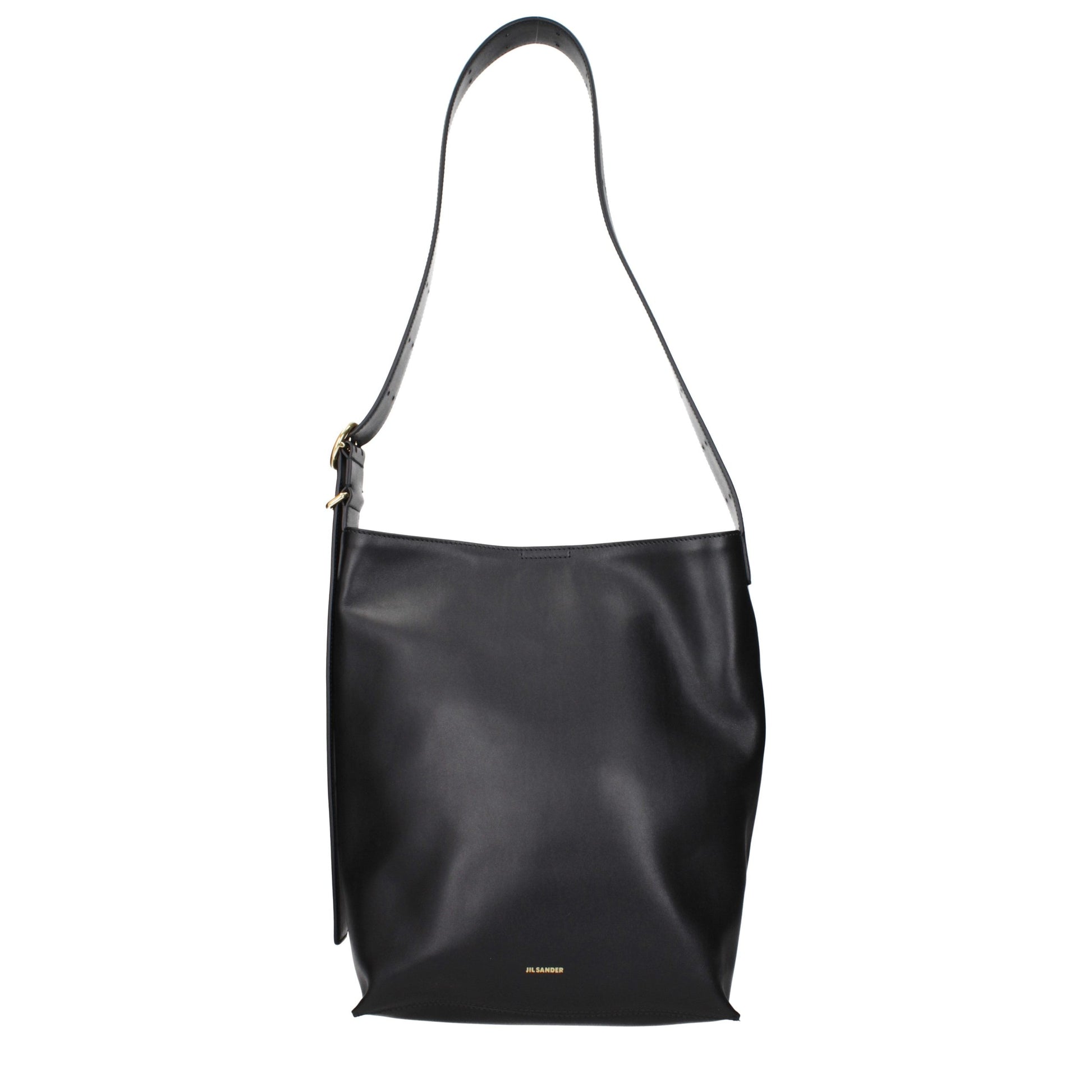 Jil Sander Black Leather Crossbody Bag
