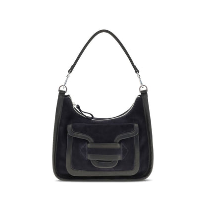 Pierre Hardy Black Calf Leather Bos Taurus Shoulder Bag
