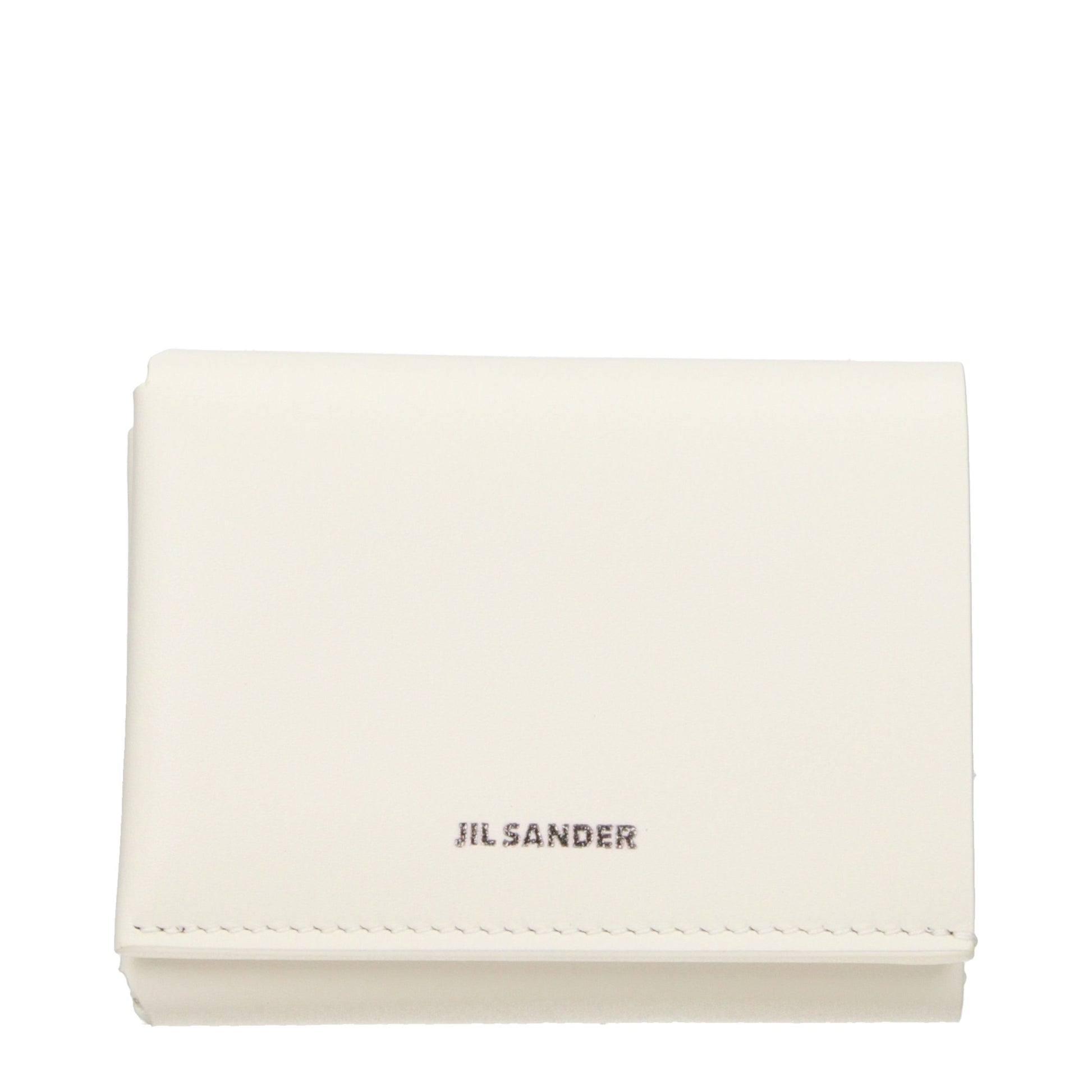 Jil Sander Beige Leather Wallet