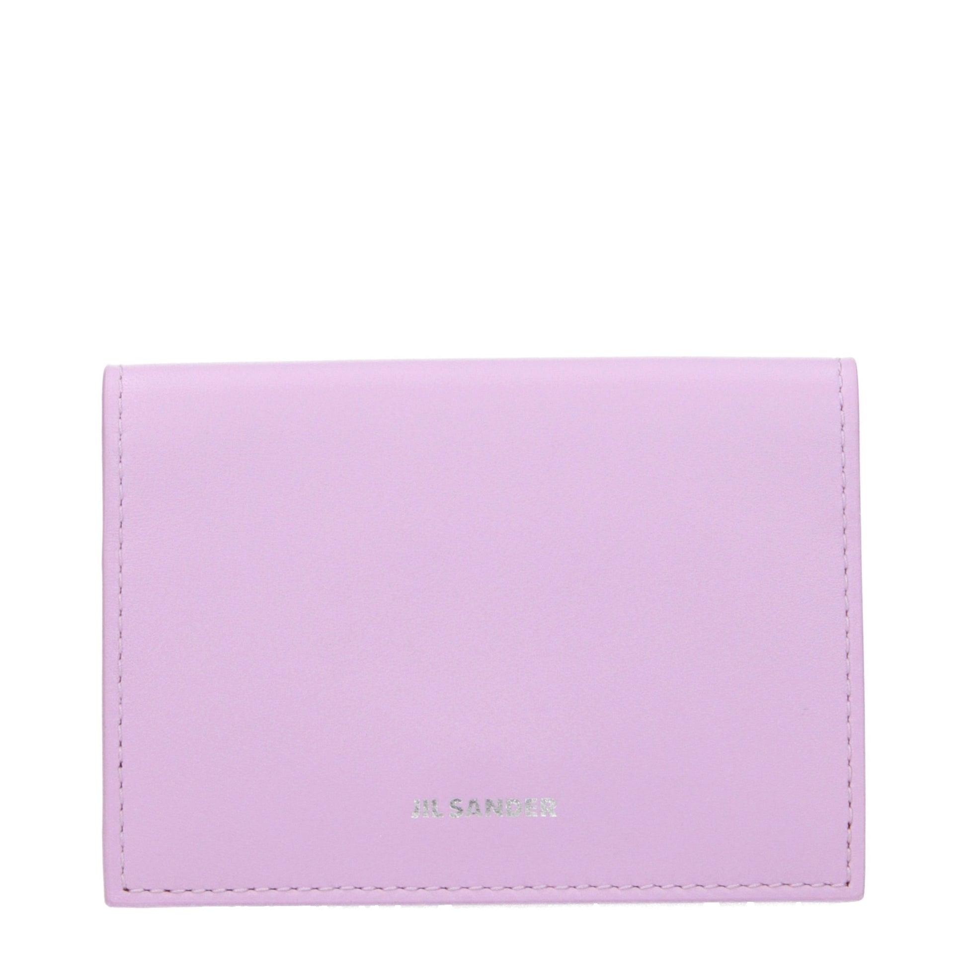 Jil Sander Pink Leather Cardholder