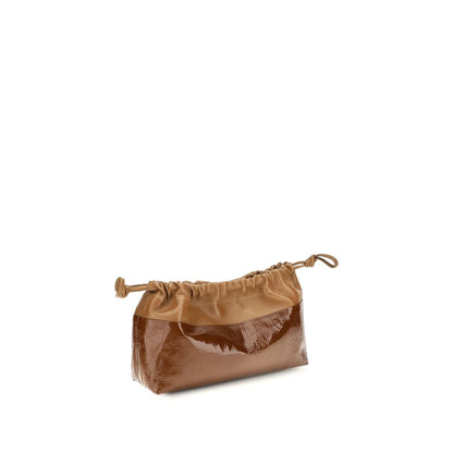 Pierre Hardy Bicolor Calf Leather Bos Taurus Clutch Bag