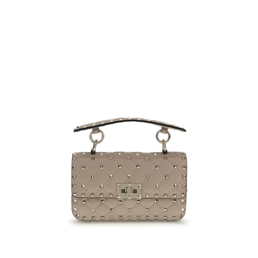 Valentino Garavani Pink Calf Leather Bos Taurus Handbag