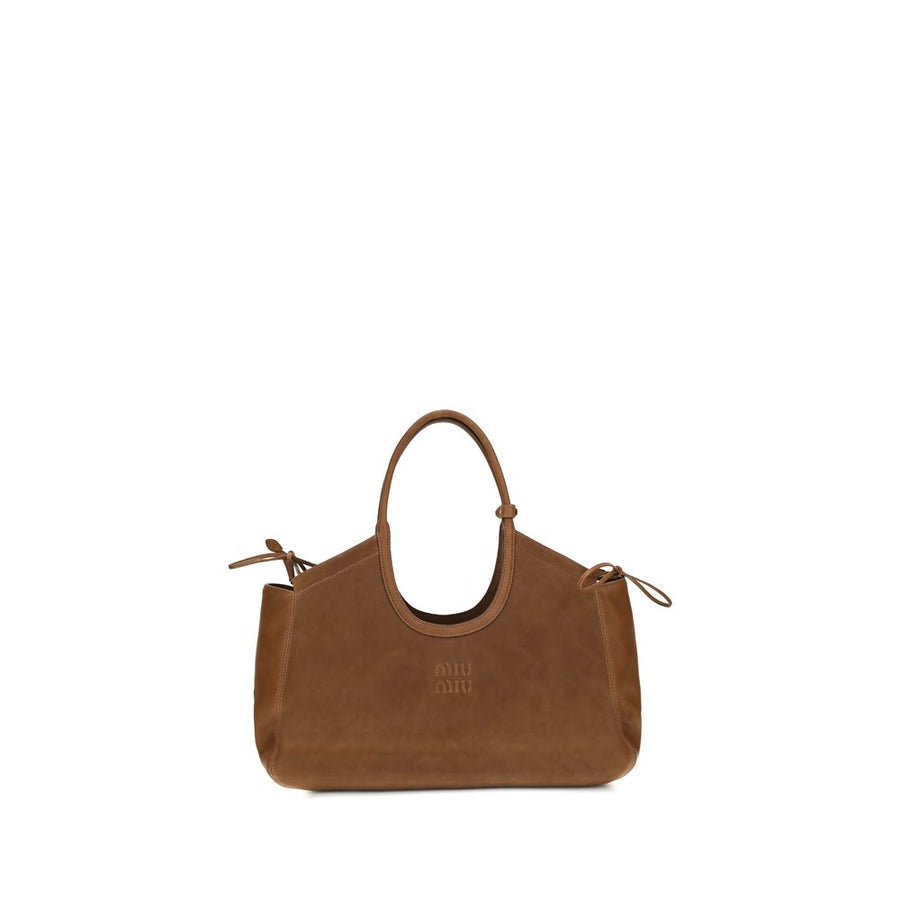 Miu Miu Brown Lamb Ovis Aries Handbag