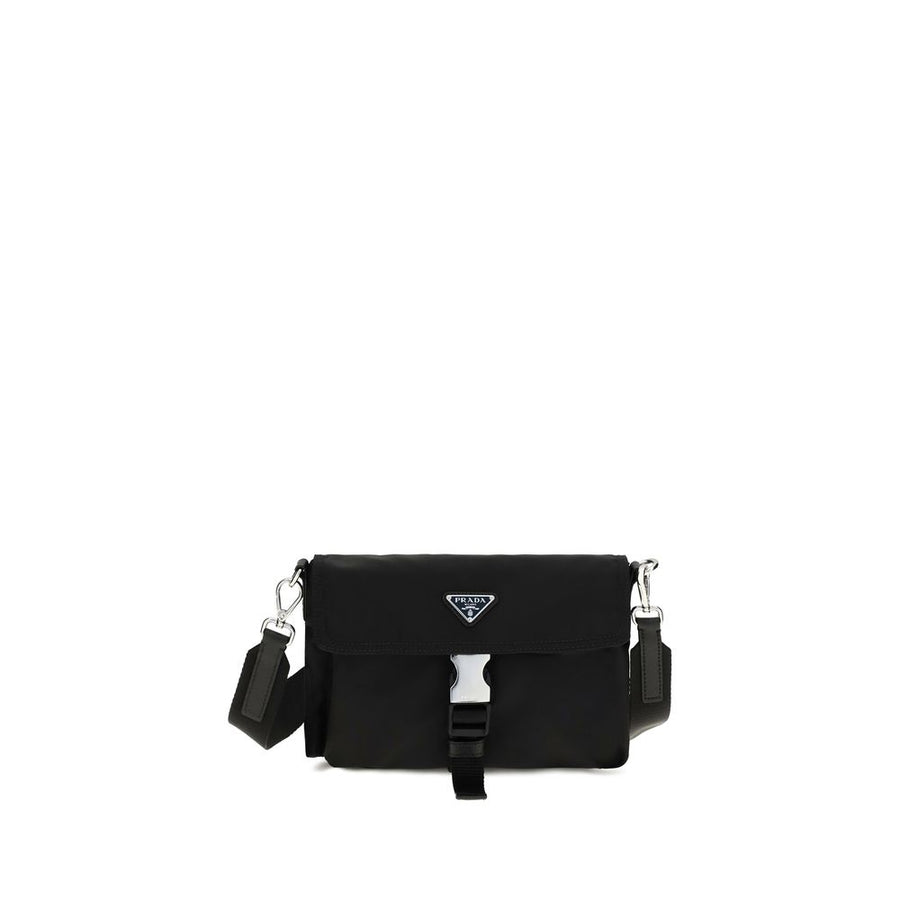 Prada Black Recycled Polyamide Shoulder Bag