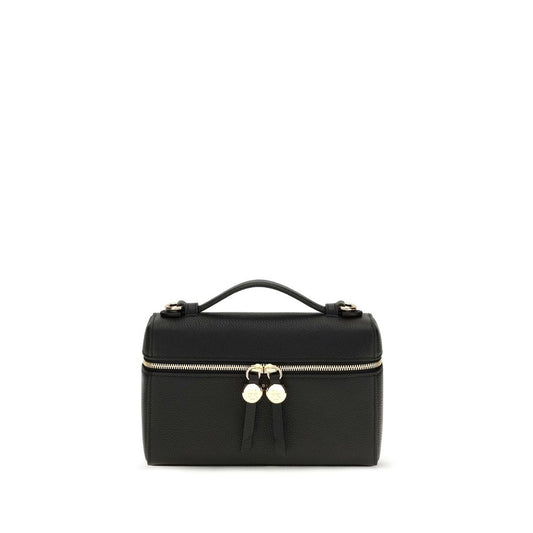 Tory Burch Black Calf Leather Bos Taurus Shoulder Bag