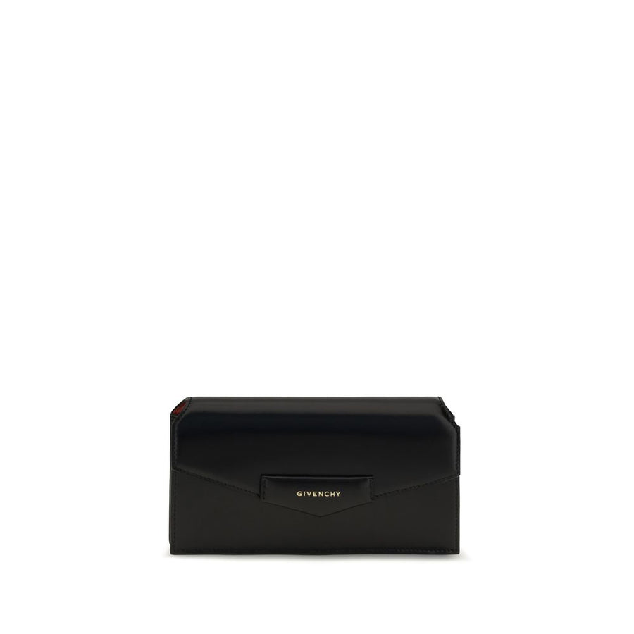Givenchy Black Calf Leather Bos Taurus Clutch Bag