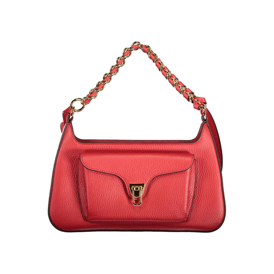 Coccinelle Rosso Leather Women's Bag