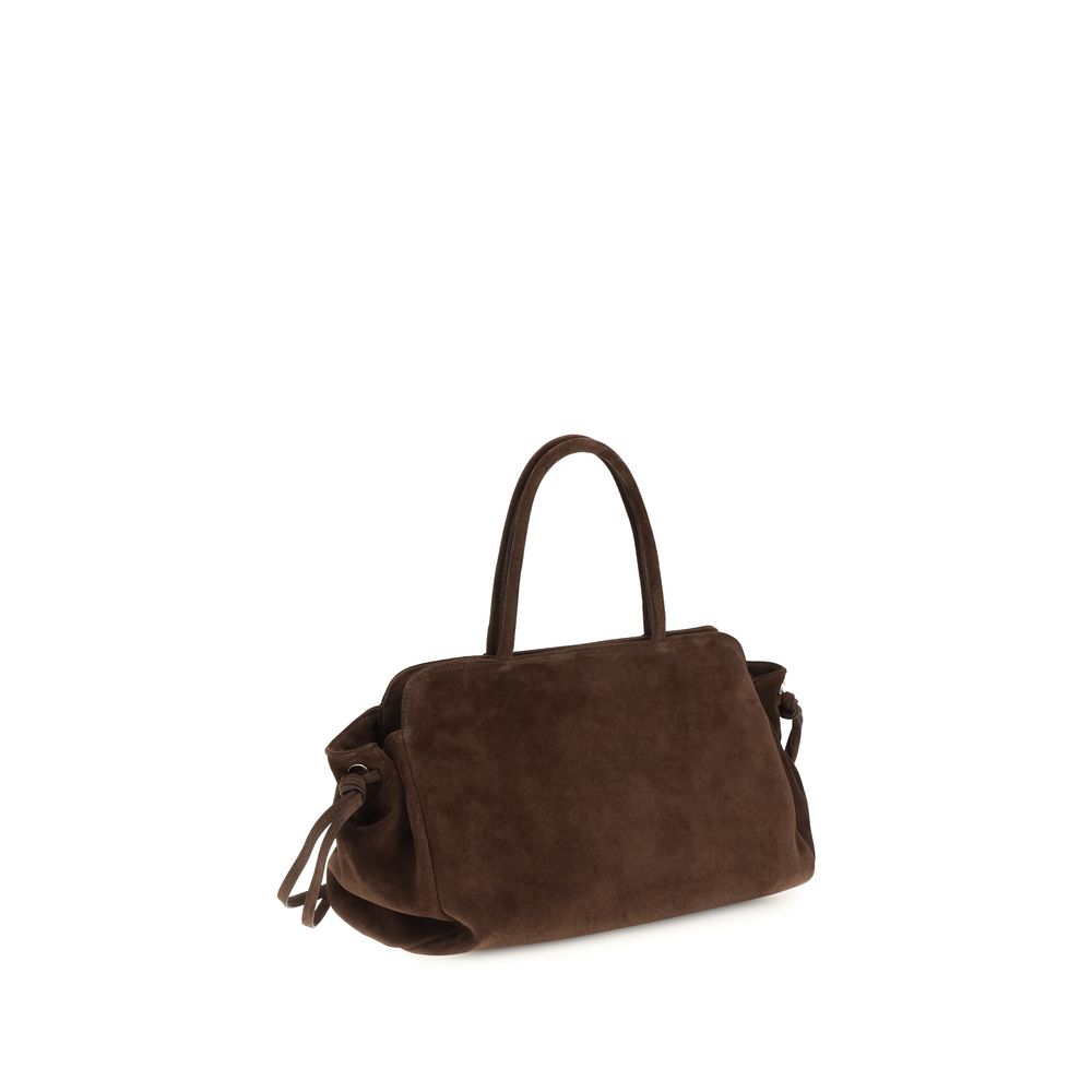 Prada Brown Calf Leather Bos Taurus Shoulder Bag