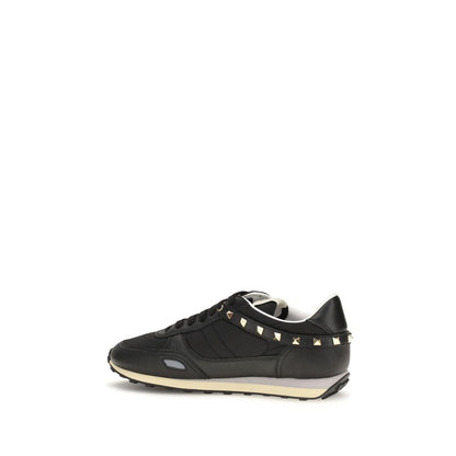 Valentino Garavani Black Polyamide Athletic Sneakers