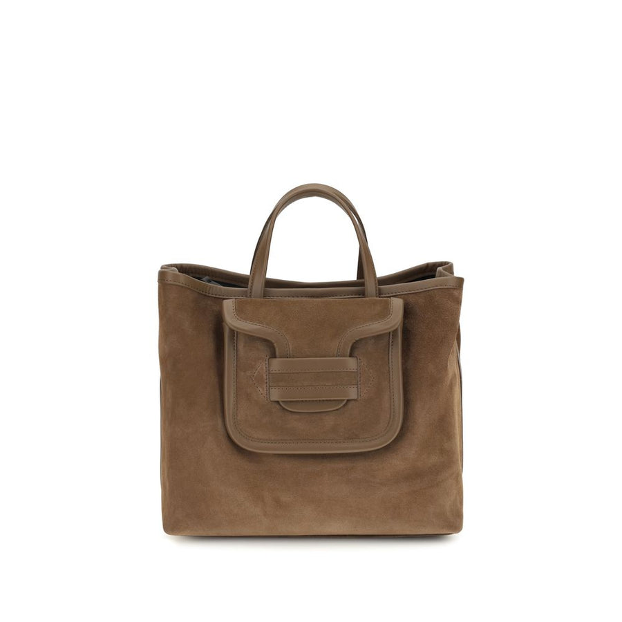 Pierre Hardy Brown Suede Leather Shoulder Bag