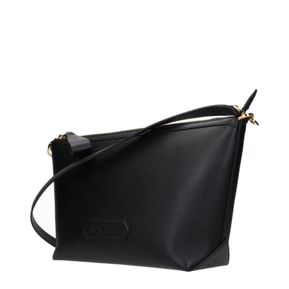 Tom Ford Black Leather Crossbody Bag