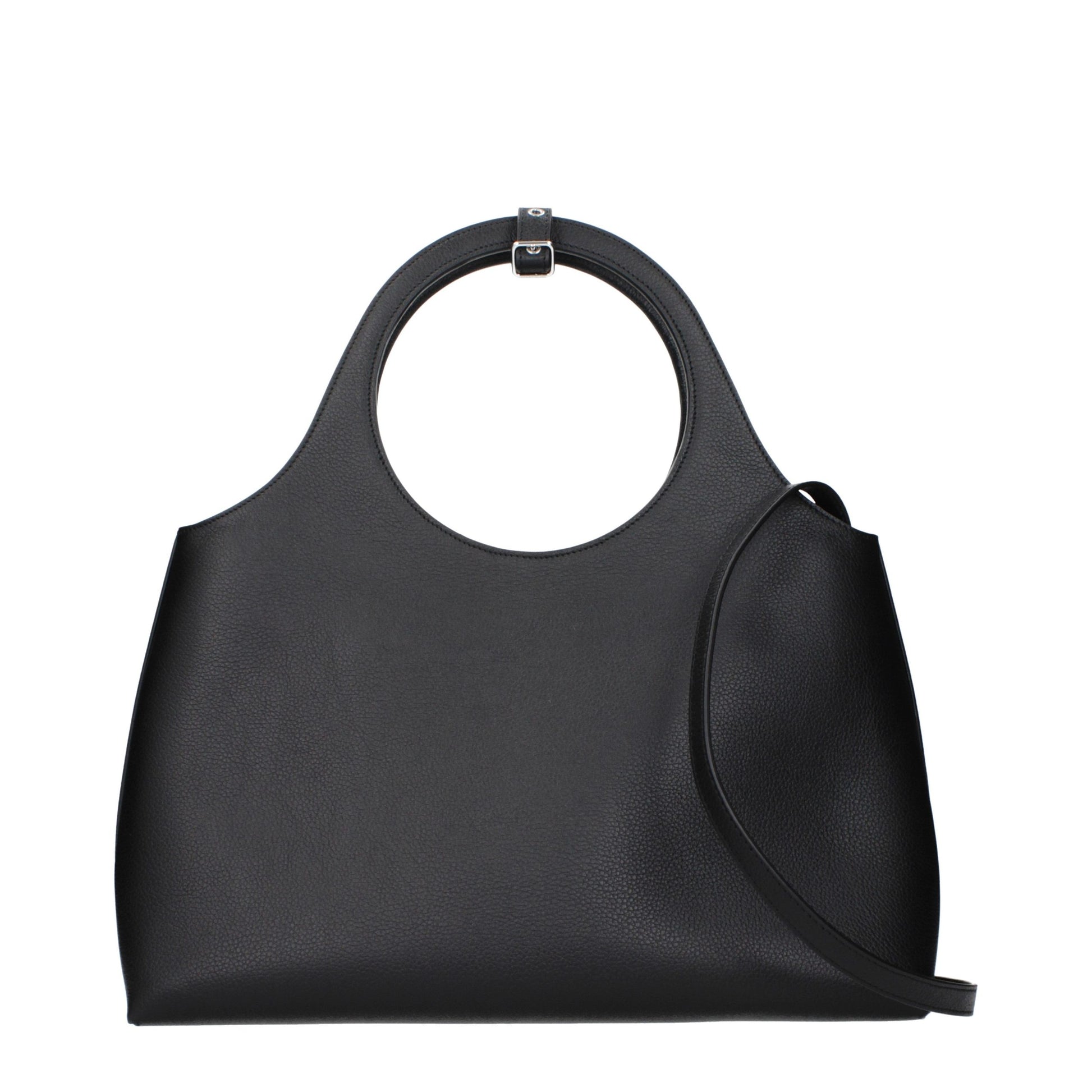 Courrèges Black Leather Handbag