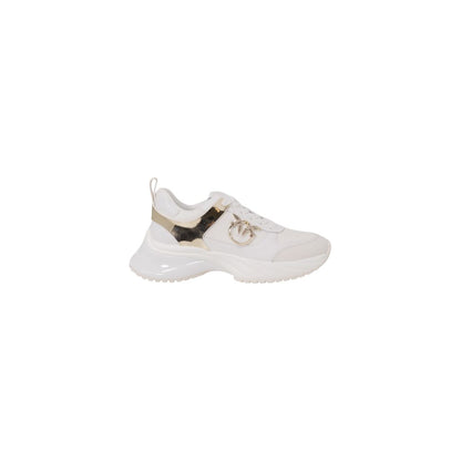 PINKO White Leather Sneakers