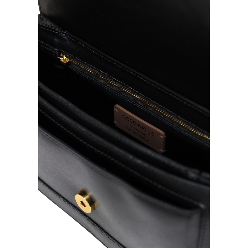 Coccinelle Black Leather Handbag