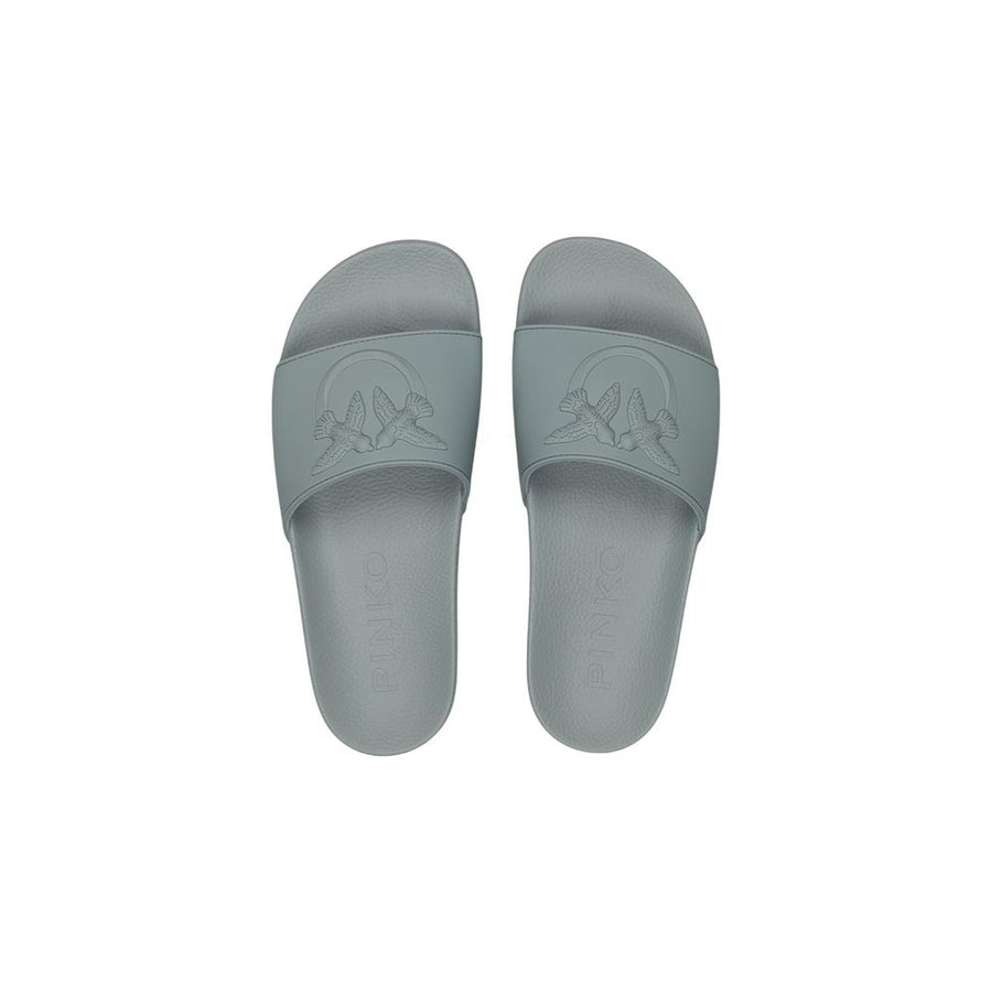 PINKO Green Pvc Slippers