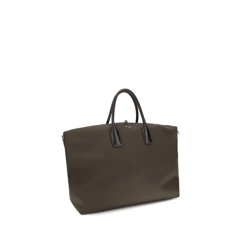 Saint Laurent Brown Calf Leather Bos Taurus Handbag