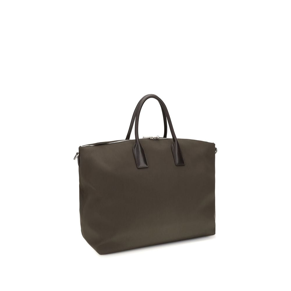 Saint Laurent Brown Calf Leather Bos Taurus Handbag