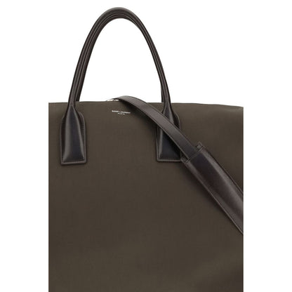Saint Laurent Brown Calf Leather Bos Taurus Handbag