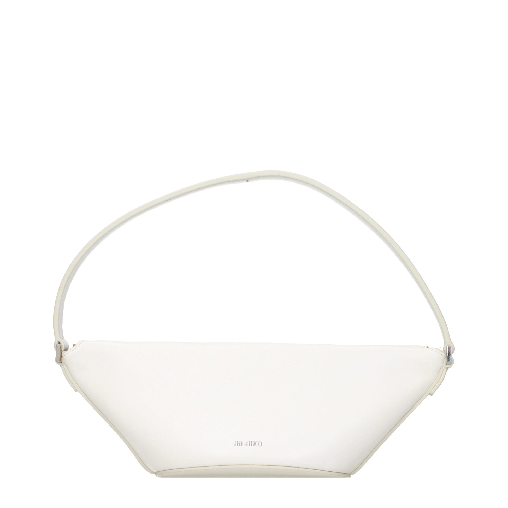 The Attico White Leather Handbag