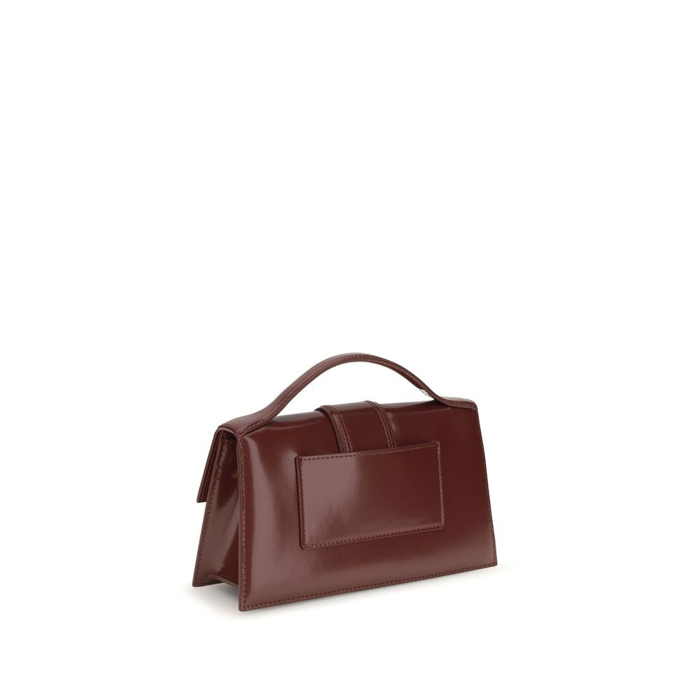 Jacquemus Bordeaux Calf Leather Bos Taurus Handbag
