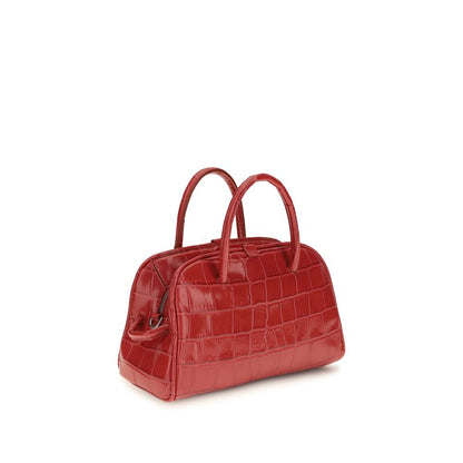 Jacquemus Red Calf Leather Bos Taurus Handbag