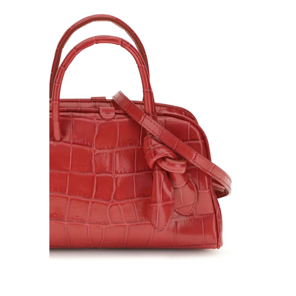 Jacquemus Red Calf Leather Bos Taurus Handbag