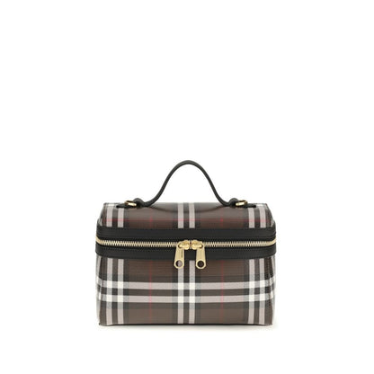 Burberry Brown Cotton Handbag