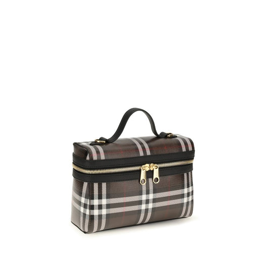 Burberry Brown Cotton Handbag